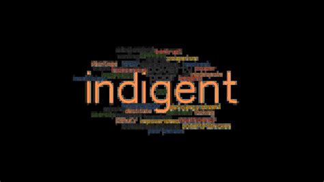 indigent deutsch|another word for indigent.